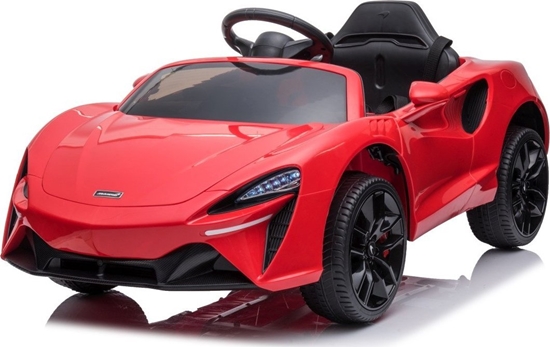 Picture of McLaren Artura na akumulator dla dzieci Czerwony + Napd 4x4 + Pilot + Wolny Start + EVA + Audio LED