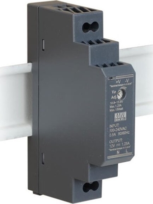 Picture of Mean Well Zasilacz 12V na szyn DIN TH35 15W Mean Well HDR