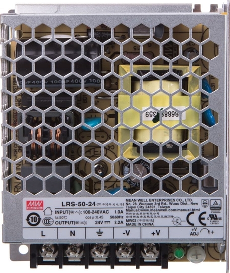 Picture of Mean Well Zasilacz do montau wewntrznego 24V 2,2A 53W LRS-50-24