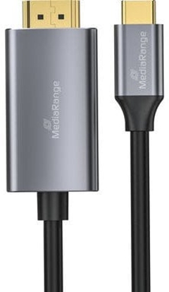 Attēls no MediaRange USB-C 3.2 Gen. auf HDMI Video-Adapterkabel 1,8m