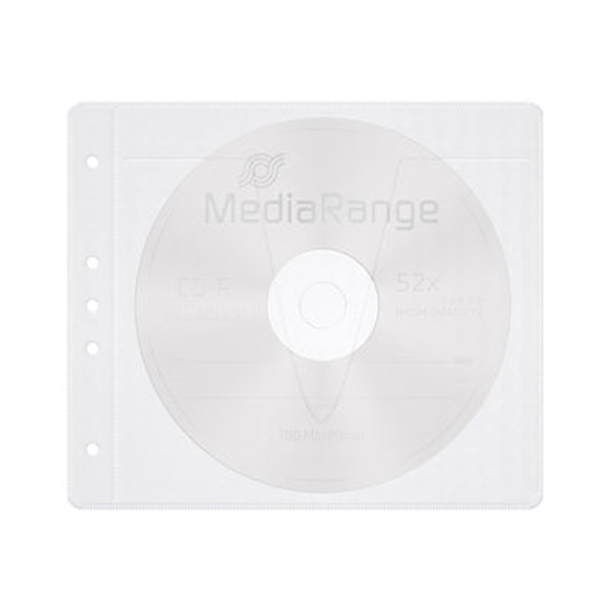 Picture of Mediarange Vliestaschen für 2 Disc weiß 50er Pack