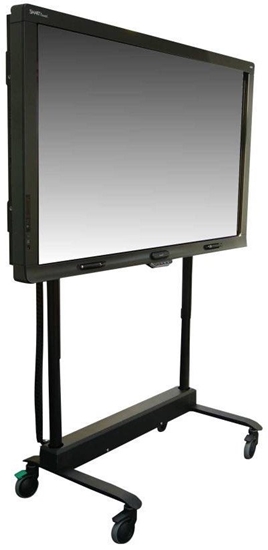 Изображение MEDIASPRINT Display Mobil 8010 XL Schwarz fuer Displays bis 228,60cm 90Zoll Max Gewicht 130kg motorische Hhenverstellung