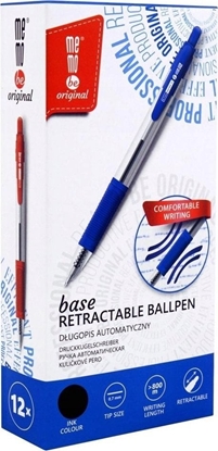 Изображение MemoBe Dugopis automatyczny Base czerwony (12szt) MemoBe