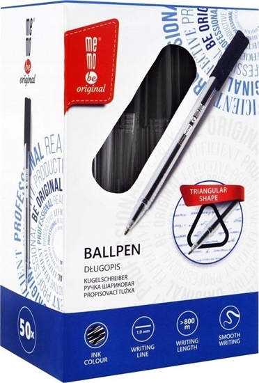 Picture of MemoBe Dugopis biurowy czarny (50szt) MemoBe