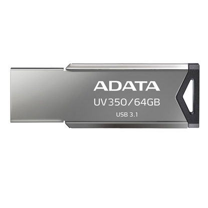 Изображение ADATA UV350 64 GB, USB 3.1, Silver