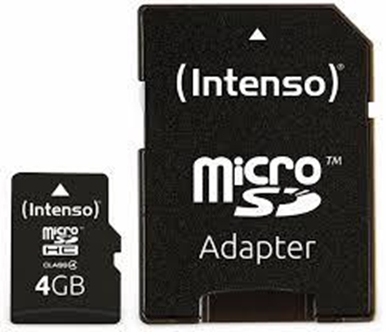 Picture of MEMORY MICRO SDHC 4GB C4/3403450 INTENSO