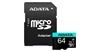 Picture of MEMORY MICRO SDXC 64GB W/ADAP./AUSDX64GUI3V30SA2-RA1 ADATA