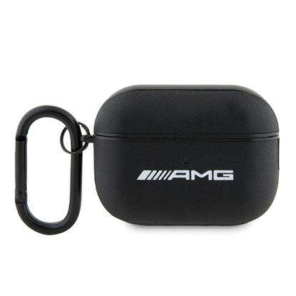 Изображение Mercedes Amg Amap2Slwk Airpods Pro 2 (2022/2023) Cover Czarny/Black Leather White Logo