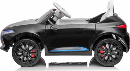 Изображение Mercedes Benz AMG EQA dla dzieci Czarny + Pilot + 5-punktowe pasy + EVA + Wywietlacz MP3 + LED