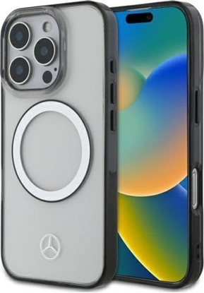 Picture of Mercedes Mercedes MEHMP16L23HUOKC iPhone 16 Pro    6.3" transparent hardcase Printed logo MagSafe