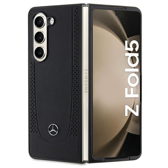 Picture of Mercedes-Benz Mercedes Leather Urban case for Samsung Galaxy Z Fold 5 - black