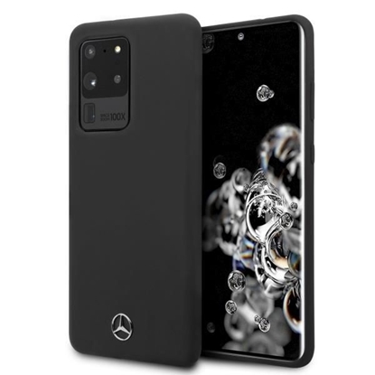 Attēls no Mercedes-Benz Mercedes MEHCS69SILSB S20 Ultra G988 hard case black/black Silicone Line