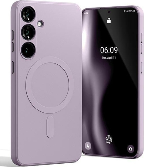 Picture of Mercury Mercury MagSafe Semi-Silicone Sam S24 S921 liliowy fiolet /lilac purple