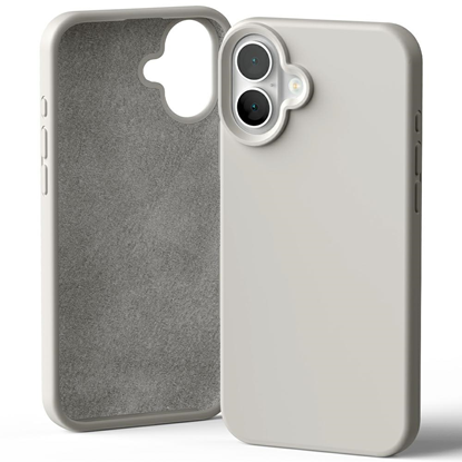 Изображение Mercury Silicone iPhone 16 Plus 6,7" kamienny|ston