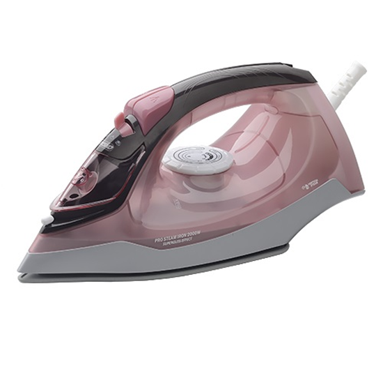 Picture of Mesko | Iron | MS 5028 | Steam Iron | 2600 W | Continuous steam 35 g/min | Steam boost performance 60 g/min | Pink/Grey