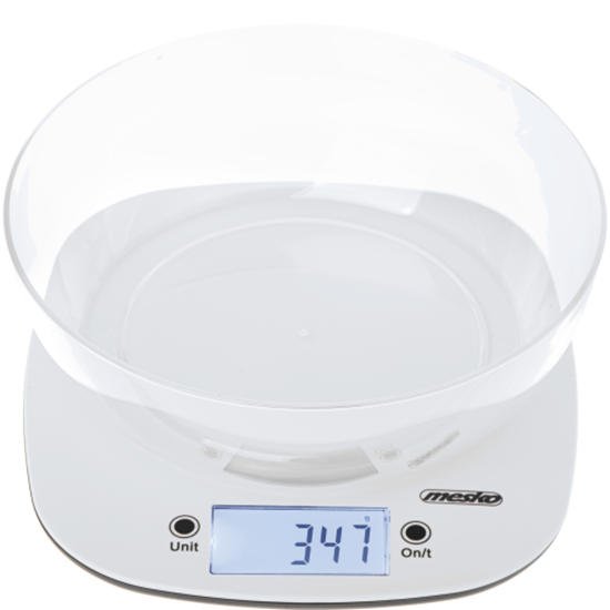 Picture of Mesko MS 3179W Kitchen scale with a bowl 1.4L