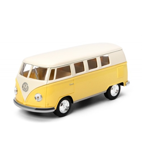 Picture of Metāla auto modelis 1962 Volkswagen Classical Bus (Pastel Color with Ivory Top) 1:32 KT5377Y