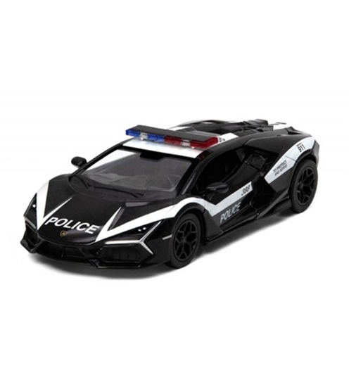 Picture of Metāla auto modelis Lamborghini Revuelto (Police Edition) 1:38 KT5459P
