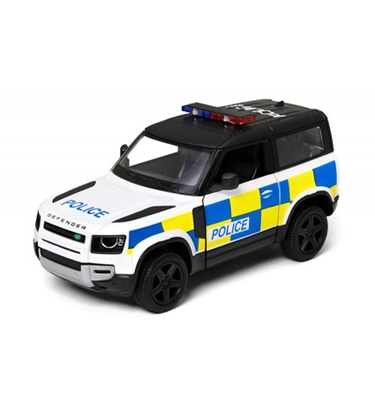 Picture of Metāla auto modelis Land Rover Defender 90 (Police Edition) 1:36 KT5428P