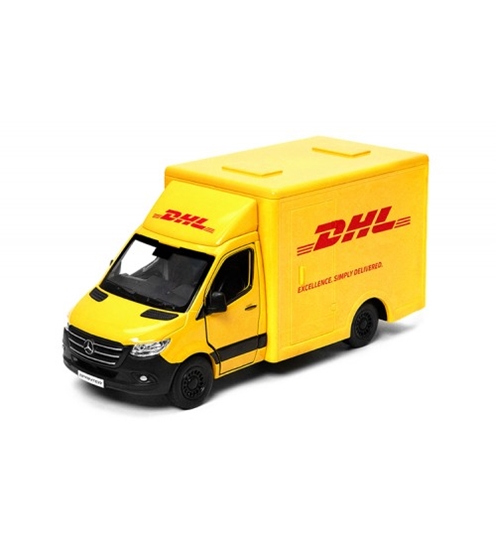 Picture of Metāla auto modelis Mercedes-Benz Sprinter (DHL Edition) 1:48 KT5475