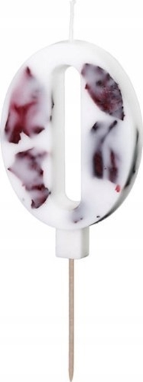 Picture of MFP paper ¦wieczka 0 biaa z patkami 8cm