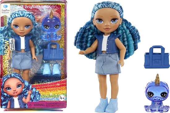 Picture of MGA Rainbow High Littles Dolls- Sapphire (Blue)
