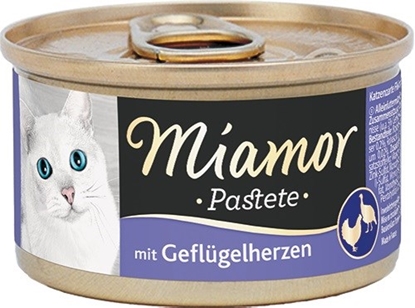 Attēls no MIAMOR Pastete Poultry hearts - wet cat food - 85g