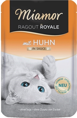Attēls no MIAMOR Ragout Royale Chicken in sauce - wet cat food - 100g