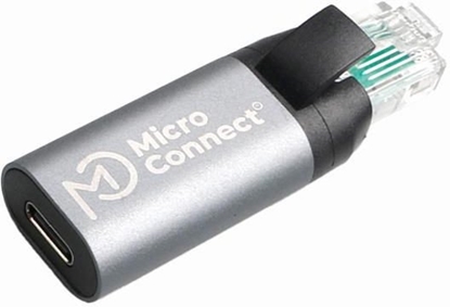 Picture of Adapter USB MicroConnect MC-USBCFRJ45 USB-C - RJ-45 Srebrny  (MC-USBCFRJ45)