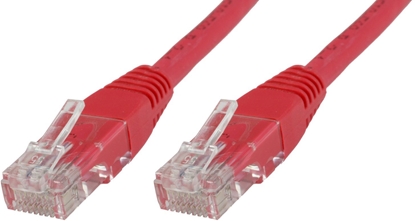 Picture of MicroConnect RJ-45/RJ-45, kat.5e, U/UTP, czerwony, 20m (UTP520R)