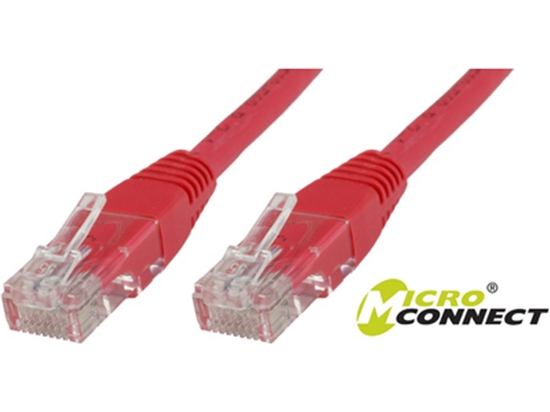 Picture of MicroConnect U/UTP CAT5e 10M Red PVC - UTP510R