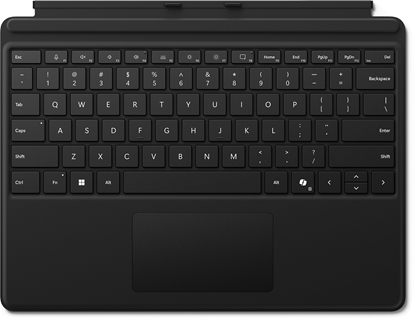 Attēls no Microsoft Surface Pro Keyboard Niemiecki Microsoft Cover port Czarny