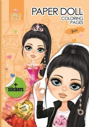 Изображение Midex Papierowa lalka do wycinania Julie