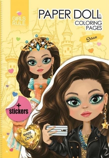 Изображение Midex Papierowa lalka do wycinania Susan