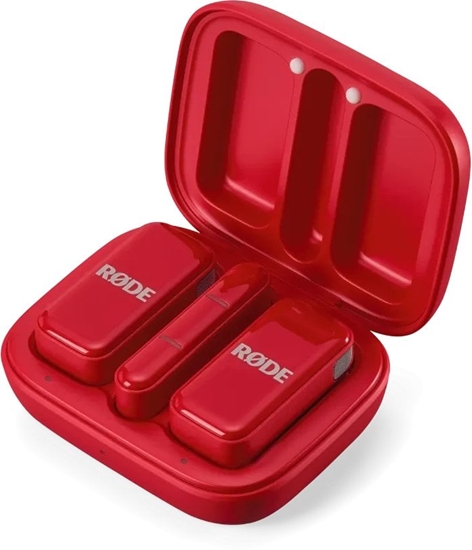 Изображение Mikrofon Rode Wireless Micro czerwony (WIMICROCRED)