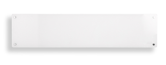 Picture of Mill | Heater | MB800L DN Glass | Panel Heater | 800  W | Number of power levels 1 | Suitable for rooms up to 10-14 m² | White | IPX4