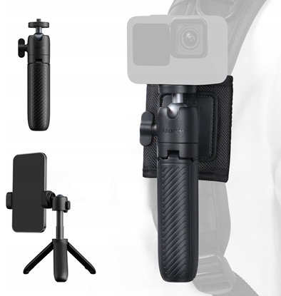 Изображение Mini Statyw Kijek Selfie Uchwyt Na Plecak 1/4"" Aparat Telefon / Ulanzi / Mt88