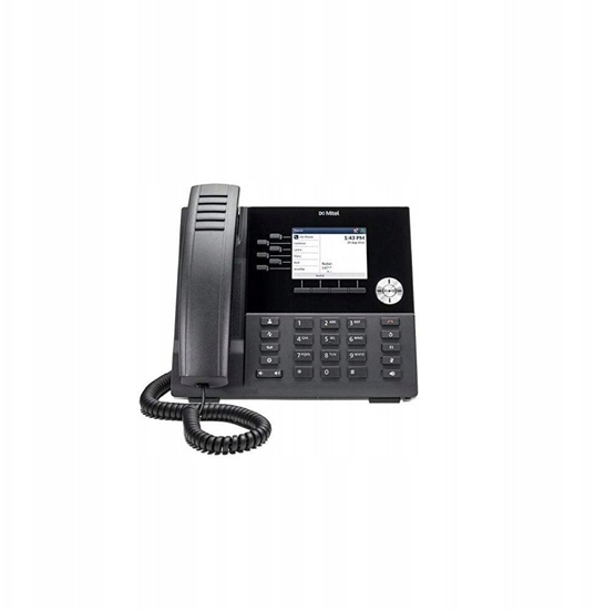 Picture of Mitel MiVoice 6920, IP Phone, Black, Wired handset, LCD, 8.89 cm (3.5"), 320 x 240 pixels