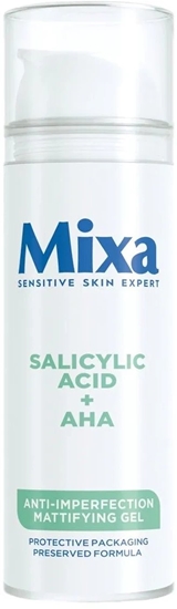Picture of Mixa el matujcy do twarzy przeciw niedoskonaociom Kwas Salicylowy + Kwasy AHA 50ml