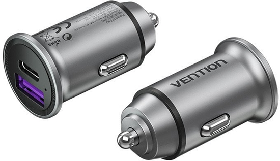 Picture of MOBILE CHARGER CAR 30W USB/2P GRAY FFFH0 VENTION