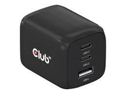 Attēls no MOBILE CHARGER WALL 3PORT/GAN 65W CAC-1913EU CLUB3D