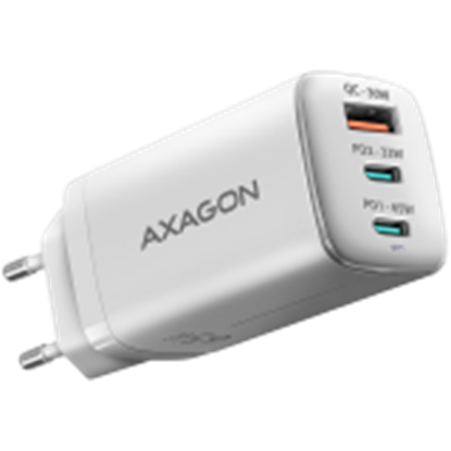 Picture of MOBILE CHARGER WALL USB 65W/GAN 3PORT ACU-DPQ65W AXAGON
