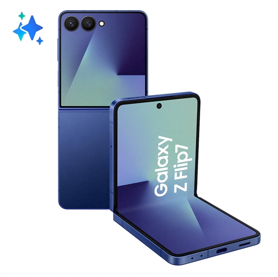Изображение MOBILE PHONE GALAXY FLIP7/512GB BLUE SM-F766B SAMSUNG