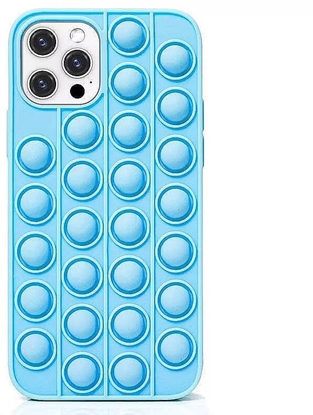 Attēls no Mocco Bubble Antistress Case for Apple iPhone 12 Pro Max Blue