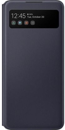 Attēls no Mocco Clear View Cover Case For Samsung Galaxy A42 5G Black