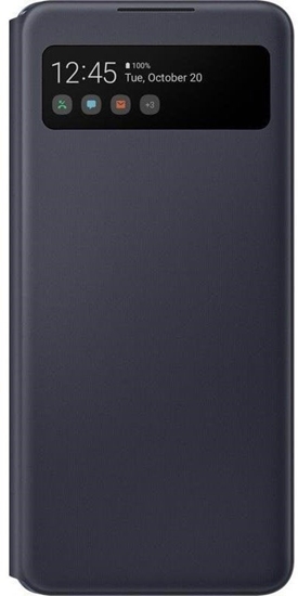 Picture of Mocco Clear View Cover Case For Samsung Galaxy A42 5G Black