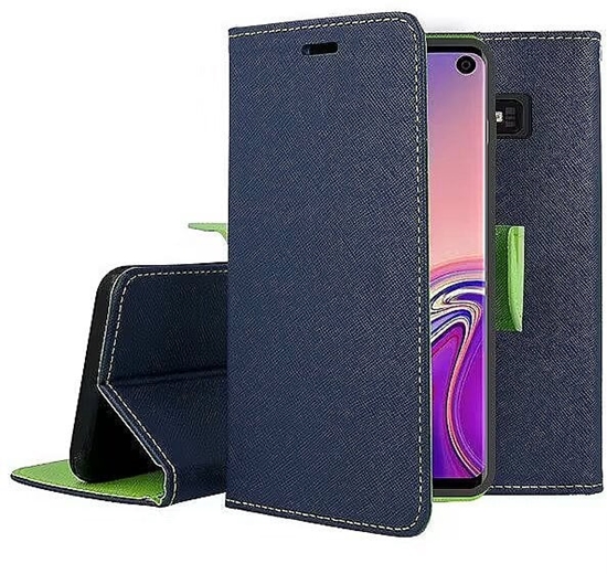 Picture of Mocco Fancy Book Case For Samsung Galaxy A42 5G Blue - Green