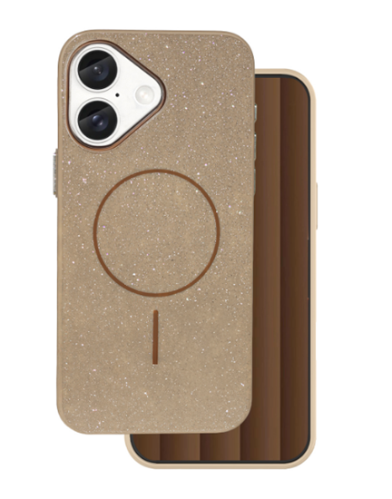 Picture of Mocco Glitter Thin Mag Back Case for Apple iPhone 17