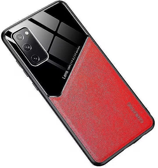 Изображение Mocco Lens Leather Back Case for Apple iPhone 12 Pro Red