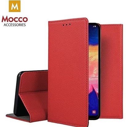 Attēls no Mocco Smart Magnet Book Case For Xiaomi Mi 10 / Mi 10 Pro Red